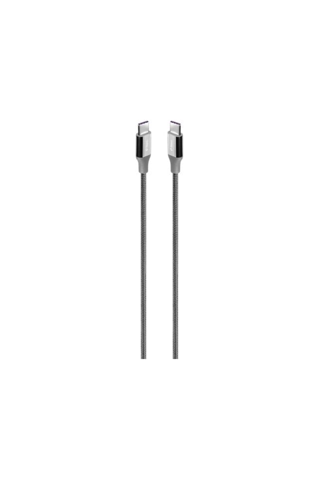 AlumiCable USB-C - USB-C 150 cm 100W PD/QC Hızlı Şarj/Data Kablosu Uzay Grisi 2DK53UG
