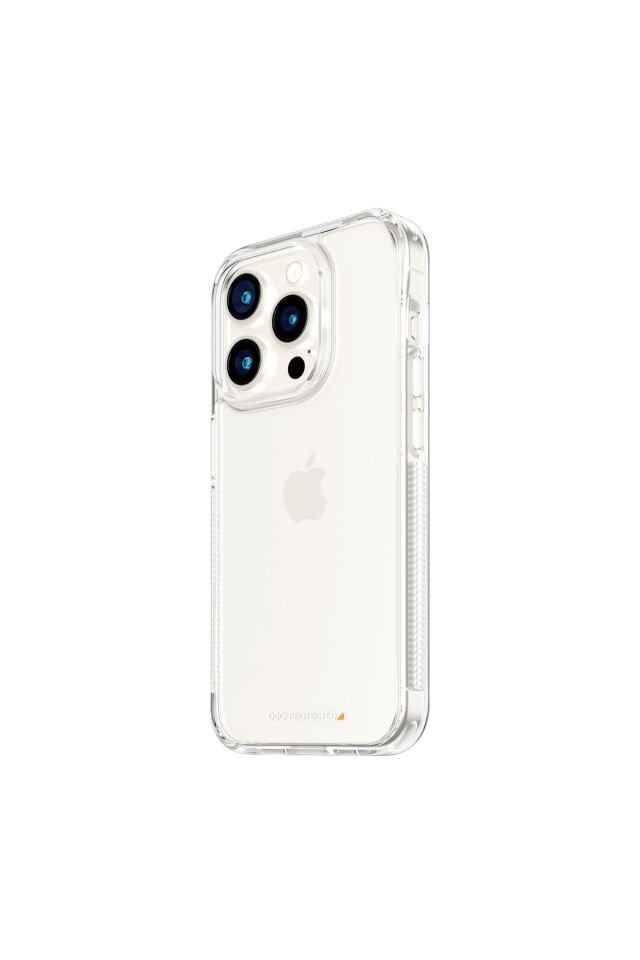 HardCase iPhone 15 Pro D3O Darbeye Karşı Korumalı Şeffaf Telefon Kılıfı