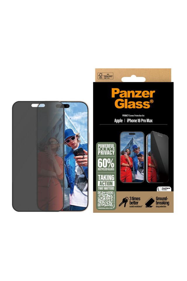 iPhone 16 Pro Max Ultra-Wide Fit Tam Koruma Gizli/Hayalet Çerçeve Aparatlı Ekran Koruyucu