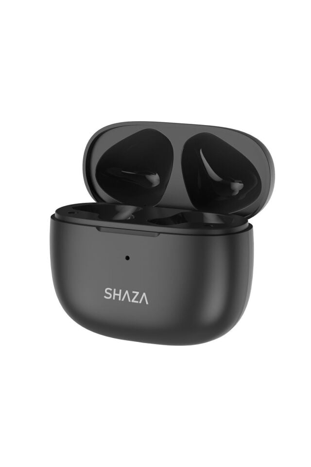 Shaza Air7 Plus 4 Mikrofonlu ENC 320 mAh Şarj Kapasitesi TWS Bluetooth Kulaklık Siyah